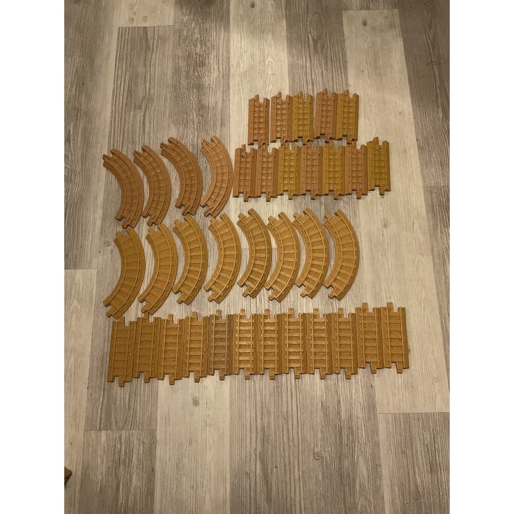 Fisher Price Geo Trax Assorted Curved & Straight Tracks Lot